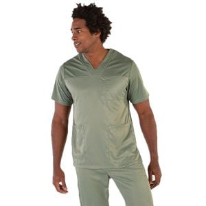 Casaca peach Izan verde caqui para hombre