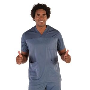 Casaca peach Izan azul petroleo para hombre